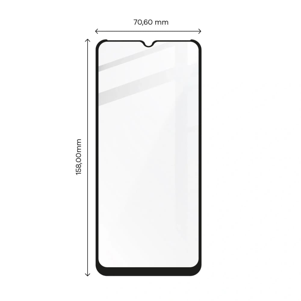 Bizon Glass Edge Realme C31 negru - 3