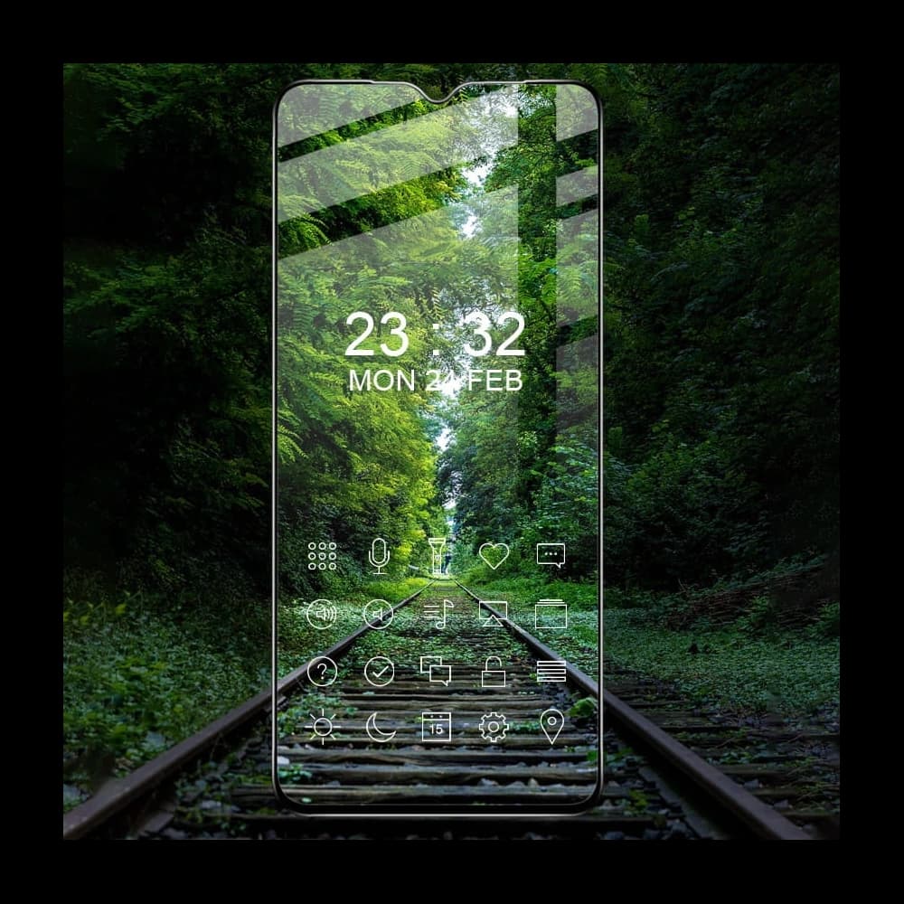 Bizon Glass Edge Realme C31 negru - 5