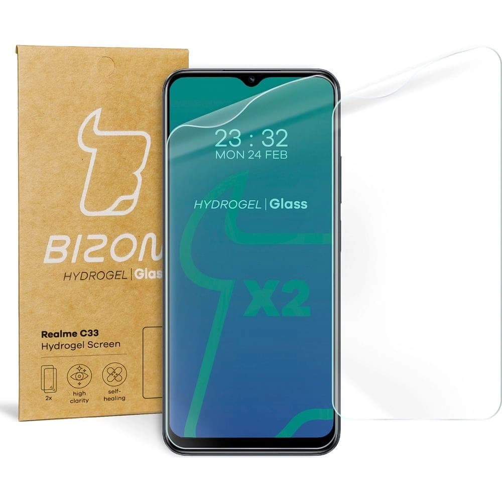 Bizon Glass Hydrogel Realme C33 [2 PACK] - 1