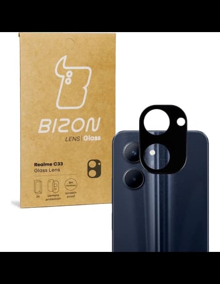 Bizon Lentilă de Sticlă Realme C33 [2 PACK]