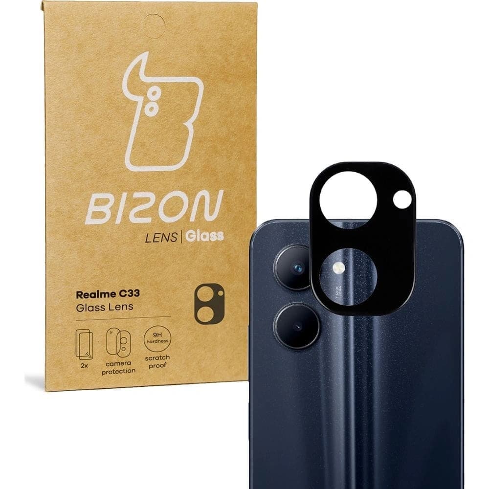 Bizon Lentilă de Sticlă Realme C33 [2 PACK] - 1