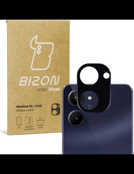 Bizon Lentilă de Sticlă Realme C33 [2 PACK]