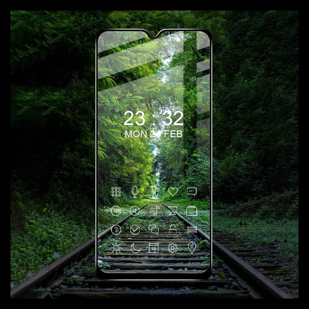 Bizon Glass Edge 2 Realme C33 negru - 4