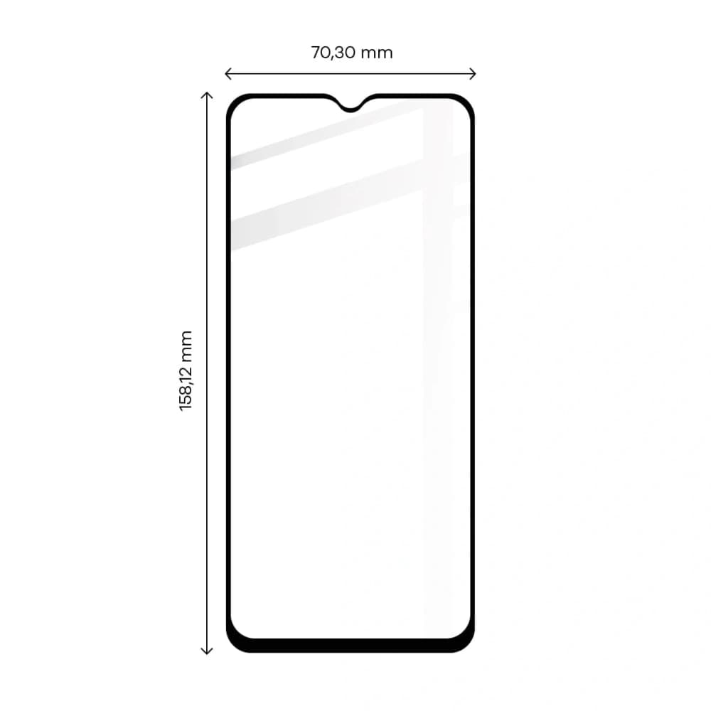 Bizon Glass Edge 2 Realme C33 negru - 5