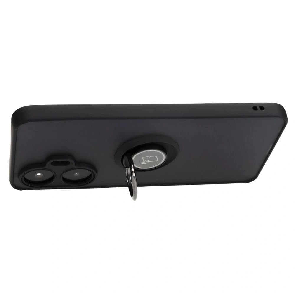 Bizon Case Hybrid Ring Realme C55 fumuriu cu un cadru negru - 5
