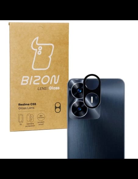 Sklo na aparát Bizon Glass Lens pro Realme C55 [2 PACK]