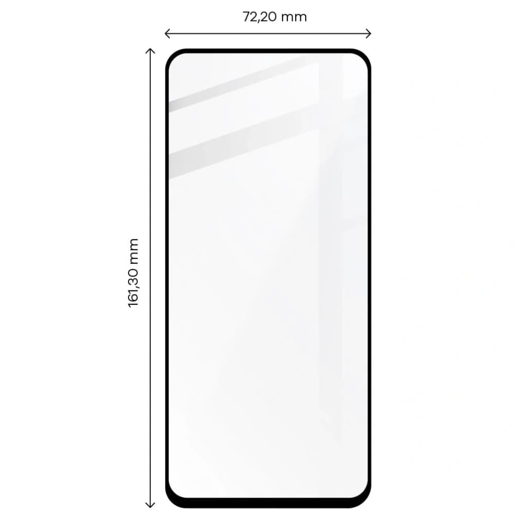 Tvrzené sklo Bizon Glass Edge 2 pro Realme C55 / OnePlus Nord CE 3 Lite černé - 2
