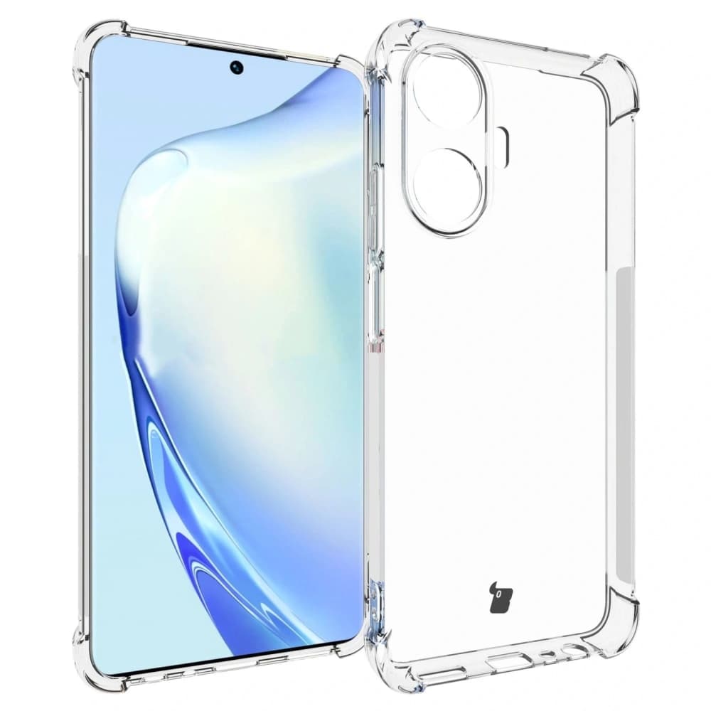 Bizon Case Clear Pack tok + 2x kijelzőüveg Realme C55 átlátszó - 3