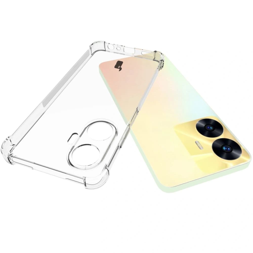 Bizon Case Clear Pack tok + 2x kijelzőüveg Realme C55 átlátszó - 5