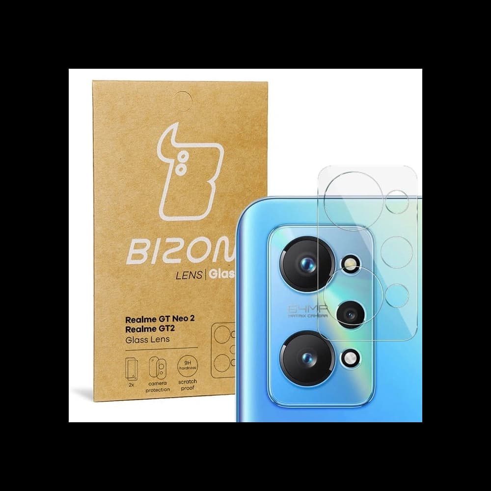 Sklo na fotoaparát Bizon Glass Lens pro Realme GT2/ Neo2 [2 PACK] - 1