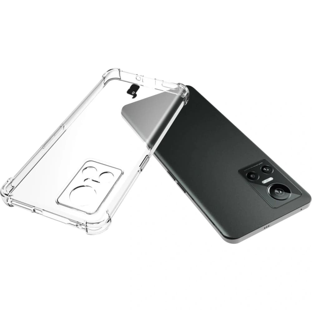 Bizon Case Clear Pack tok + 2x képernyő üveg Realme GT Neo 3 átlátszó - 5