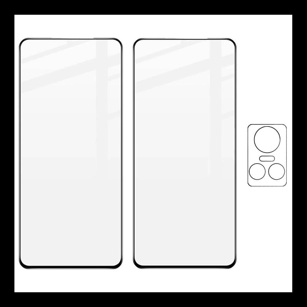 Bizon Glass Edge edzett üveg - [2 PACK] + lencsevédő Realme GT Neo 3 fekete - 6