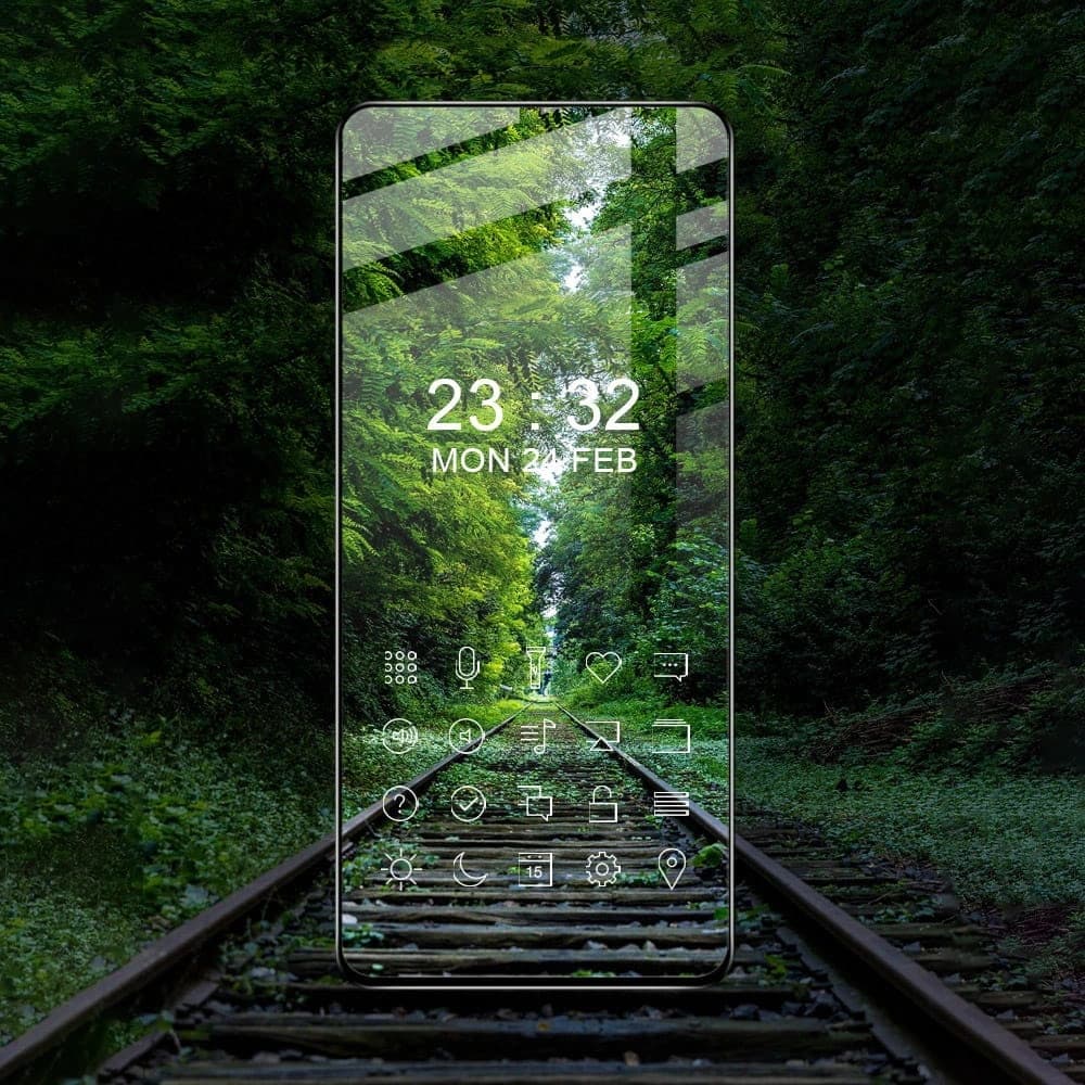 Bizon Glass Edge edzett üveg - [2 PACK] + lencsevédő Realme GT Neo 3 fekete - 8