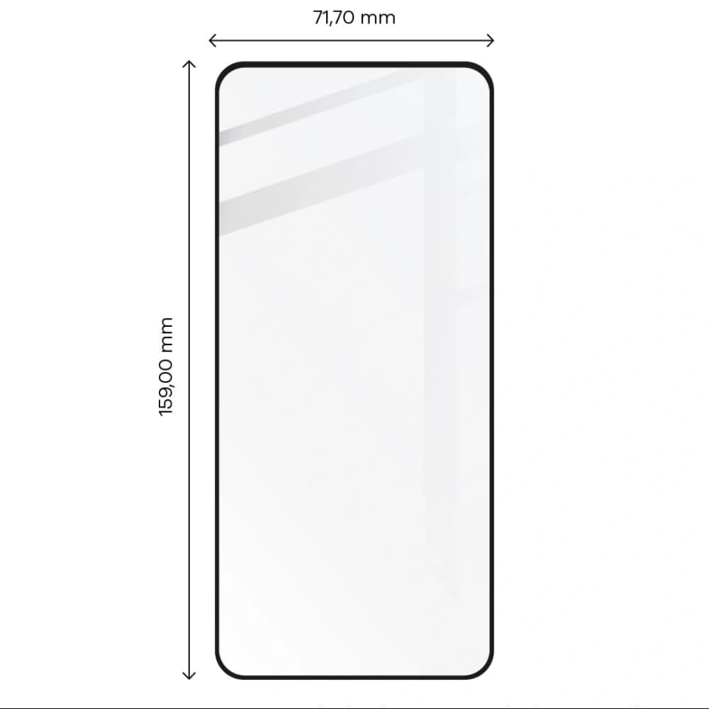 Bizon Glass Edge 2 Realme GT3 fekete - 2