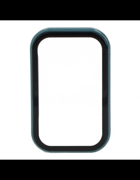 Etui Bizon Case+Glass Set do Xiaomi Redmi Smart Band 2 / Xiaomi Mi Band 8 Active zielone