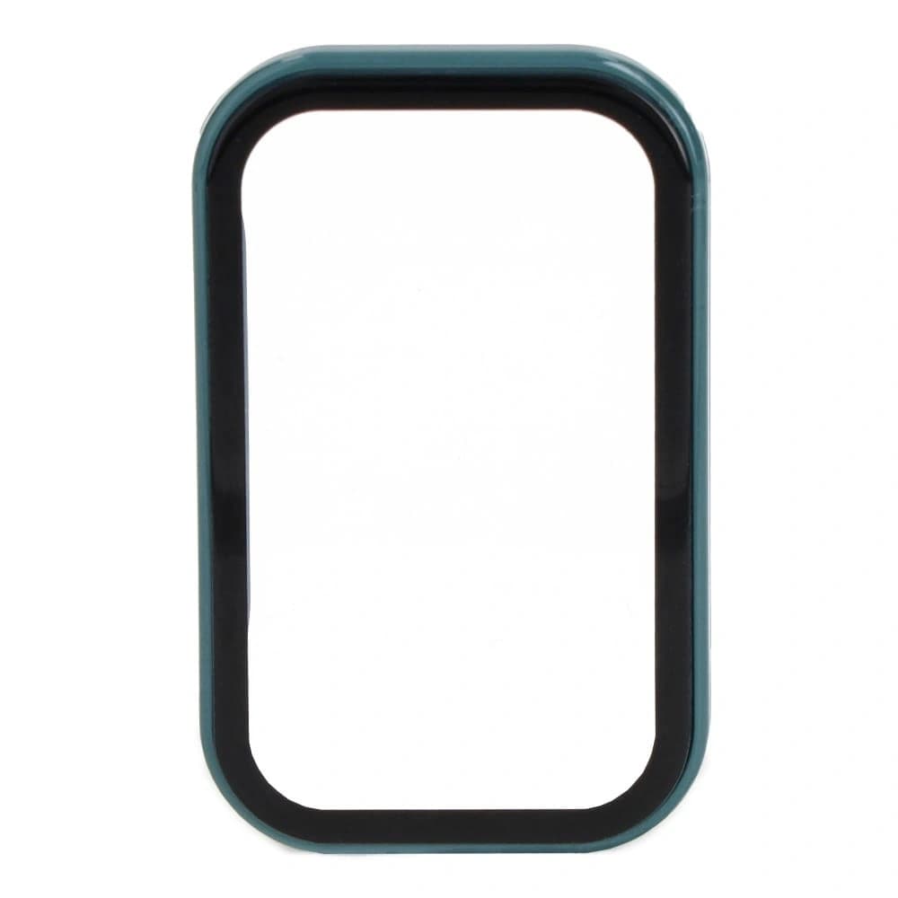 Etui Bizon Case+Glass Set do Xiaomi Redmi Smart Band 2 / Xiaomi Mi Band 8 Active zelené