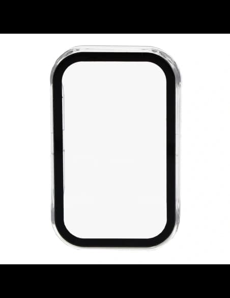 Etui Bizon Case+Glass Set do Xiaomi Redmi Smart Band 2 / Xiaomi Mi Band 8 Active przezroczyste