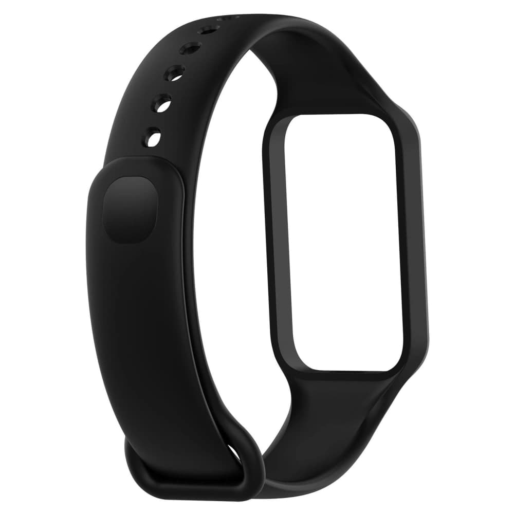 Bizon Pánt + Tok Óra Dots Xiaomi Redmi Smart Band 2 / Xiaomi Mi Band 8 Aktív fekete - 5