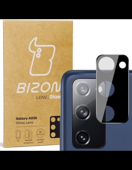 Bizon Glaslinse Samsung Galaxy A03S [2 PACK]