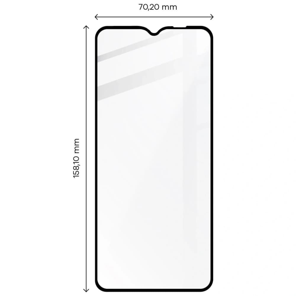 Bizon Glass Edge Samsung Galaxy A03s schwarz - 2