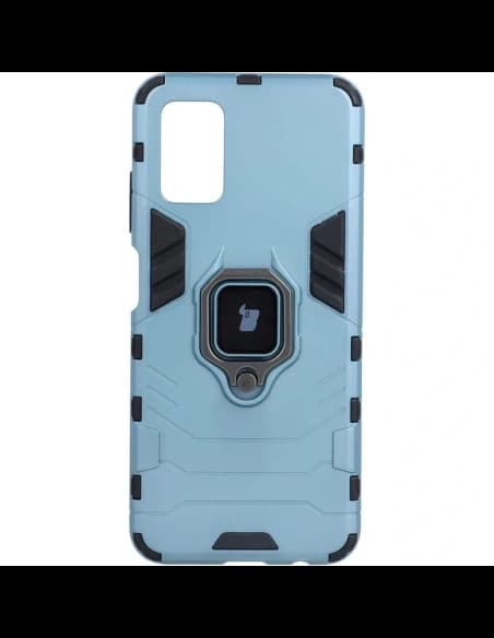 Bizon Case Armor Ring Samsung Galaxy A03S blau