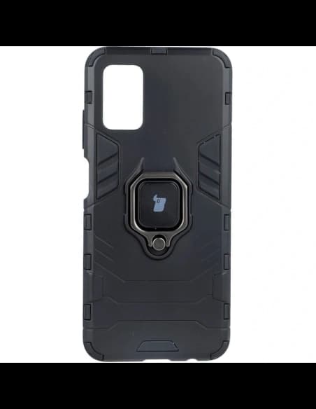 Bizon Case Armor Ring Samsung Galaxy A03S schwarz