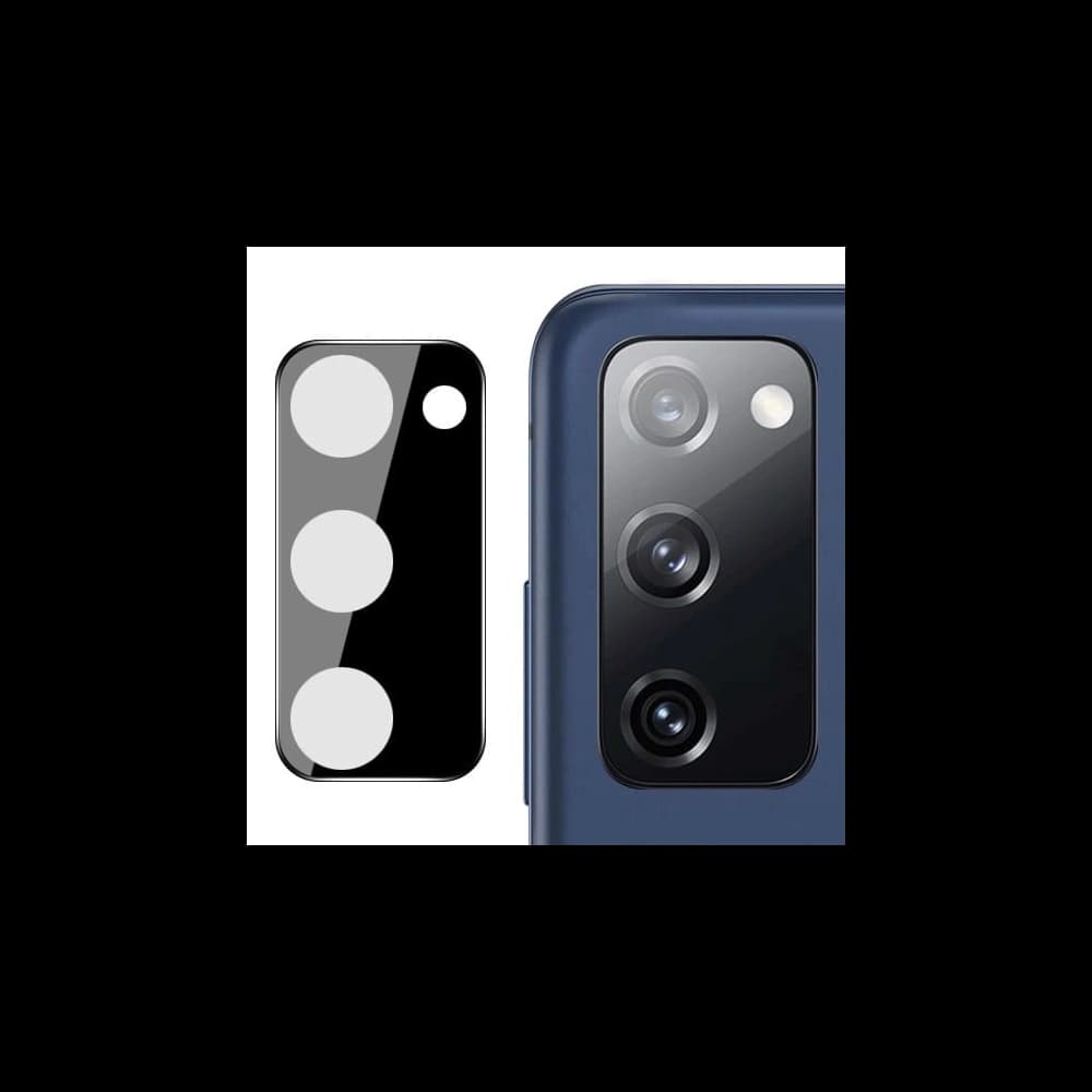 Bizon Glass Edge gehärtetes Glas - [2 PACK] + Linsenschutz Samsung Galaxy A03s schwarz - 7