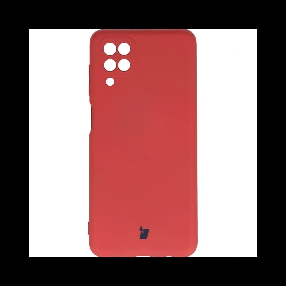 Bizon Case Silikon Samsung Galaxy A12 / M12 dunkelrosa