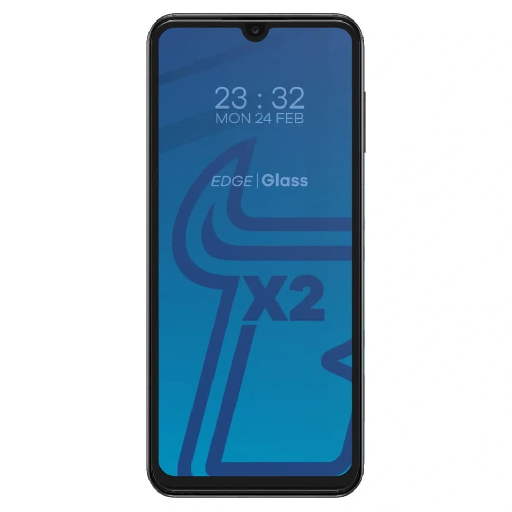 Bizon Glass Edge sticlă călită - [2 PACK] + protecție lentilă Samsung Galaxy A13 4G negru - 3