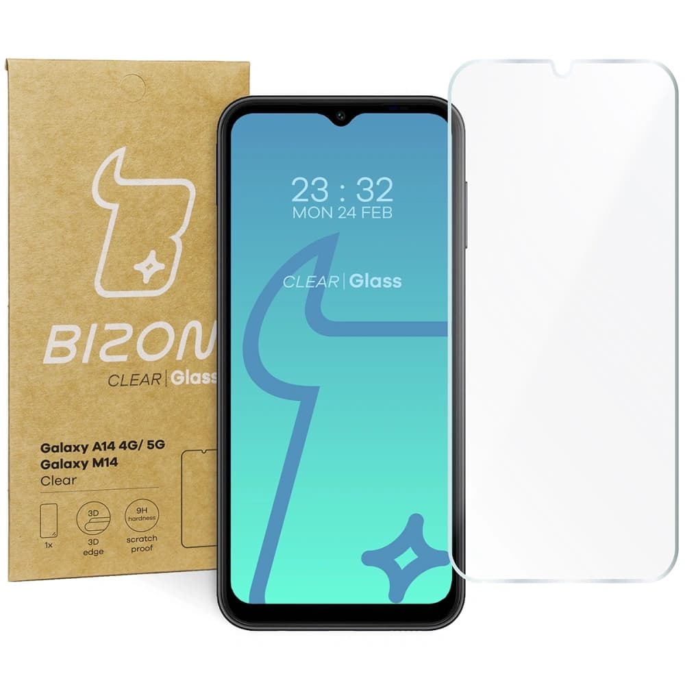 Bizon Glass Klar 2 Samsung Galaxy A14 4G/5G M14