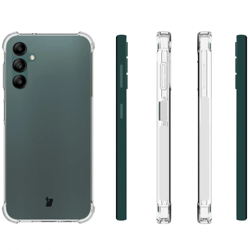 Bizon Case Clear Pack carcasă + 2x sticlă de ecran + sticlă pentru lentile Samsung Galaxy A14 4G/5G transparentă - 4
