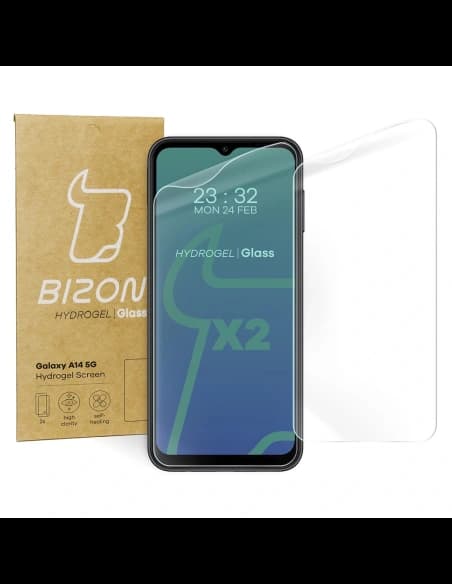 Bizon Glass Hydrogel Samsung Galaxy A14 4G/5G [2 PACK]