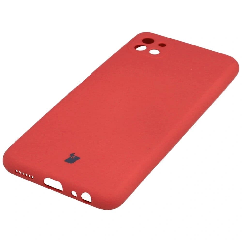 Bizon Case Silicone Samsung Galaxy A22 5G roz închis - 2