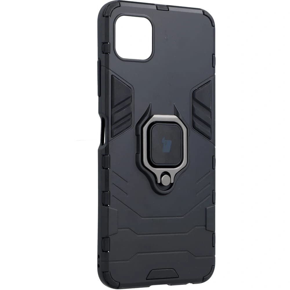 Etui Bizon Case Armor Ring do Galaxy A22 5G, czarne - 2