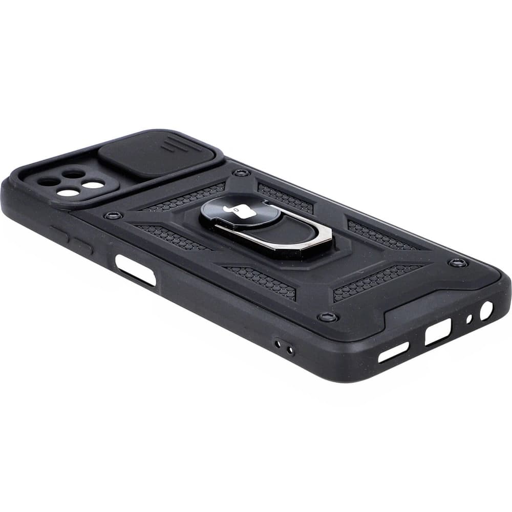 Etui Bizon Case CamShield Ring do Galaxy A22 5G, czarne - 4