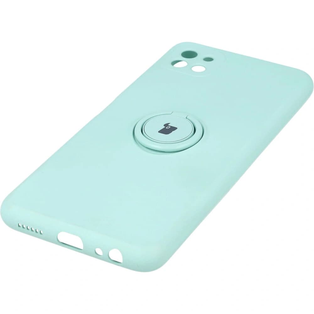 Caz de silicon Bizon Ring Samsung Galaxy A22 5G turcoaz - 3