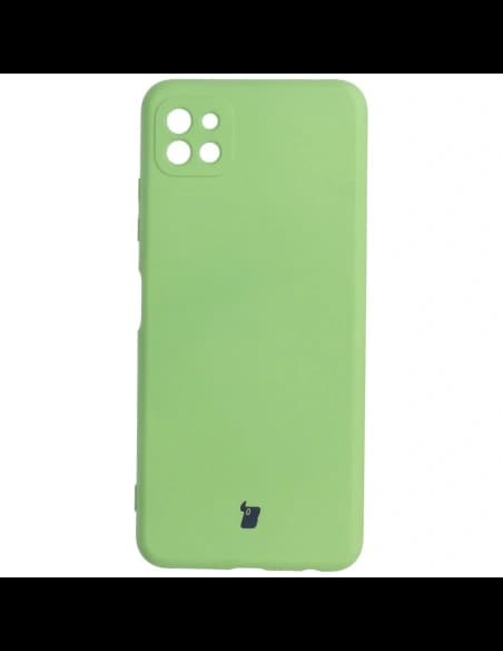 Caz de silicone Bizon Samsung Galaxy A22 5G verde deschis