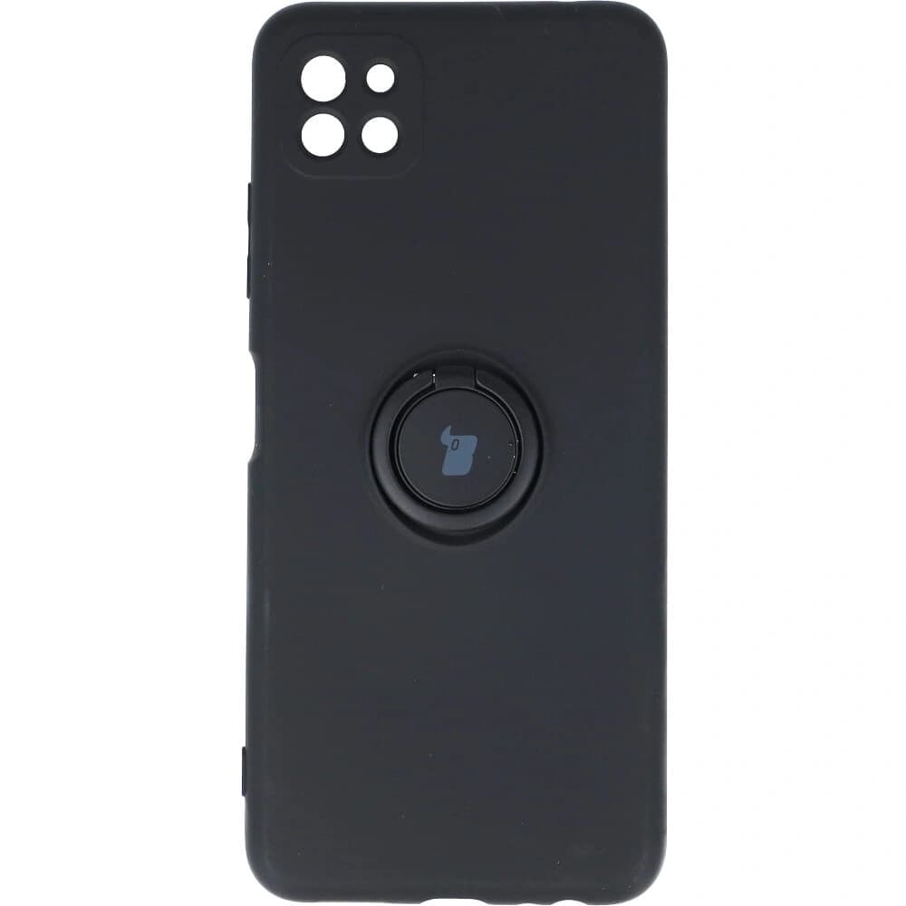 Bizon Case inel din silicon Samsung Galaxy A22 5G negru