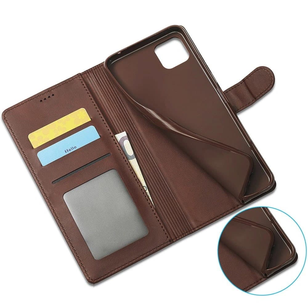 Bizon Case Wallet Samsung Galaxy A22 5G brown - 3