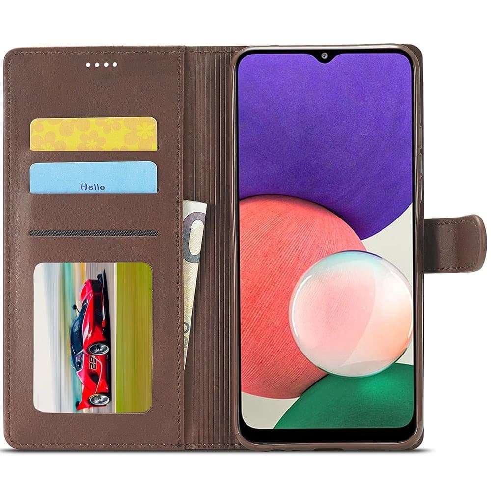 Bizon Case Wallet Samsung Galaxy A22 5G brown - 9
