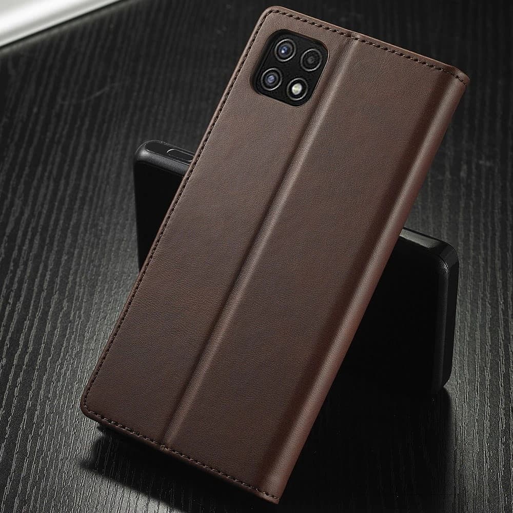 Bizon Case Wallet Samsung Galaxy A22 5G brown - 12