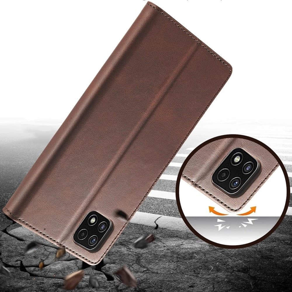 Bizon Case Wallet Samsung Galaxy A22 5G brown - 14