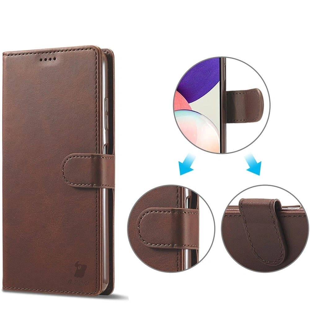 Bizon Case Wallet Samsung Galaxy A22 5G brown - 16