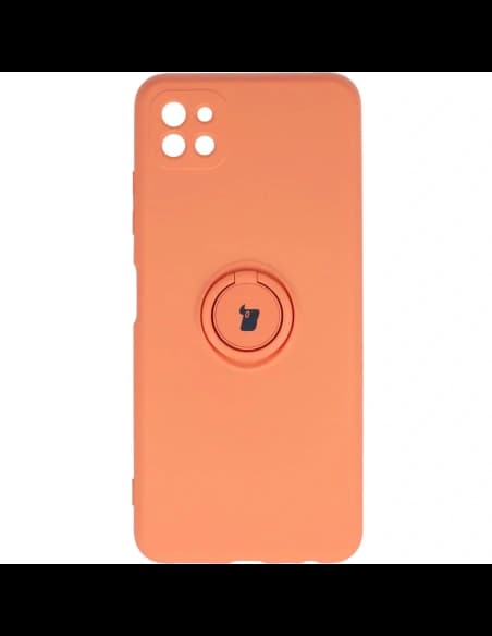 Bizon Case Inel din Silicon Samsung Galaxy A22 5G portocalie