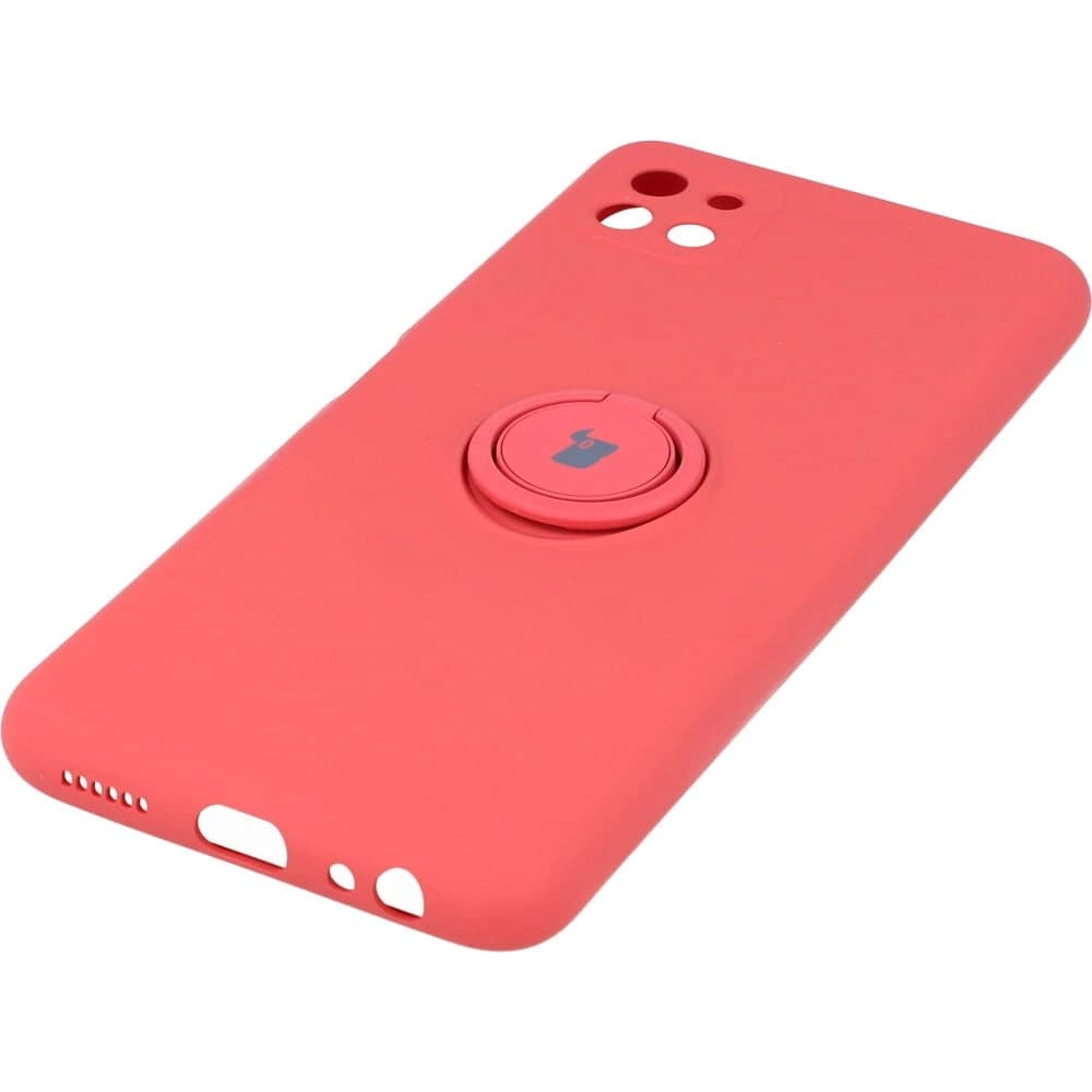 Bizon Case Inel din Silicon Samsung Galaxy A22 5G roz închis - 2