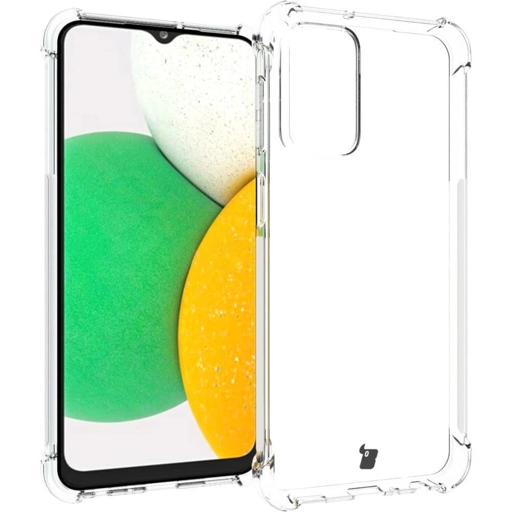 Bizon Case Clear Pack tok + 2x kijelző üveg + lencse üveg Samsung Galaxy A23 5G/4G átlátszó - 3