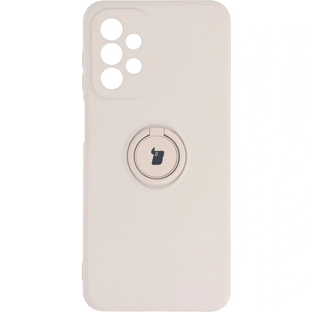 Bizon Case Silicone Ring Samsung Galaxy A23 5G / 4G bej