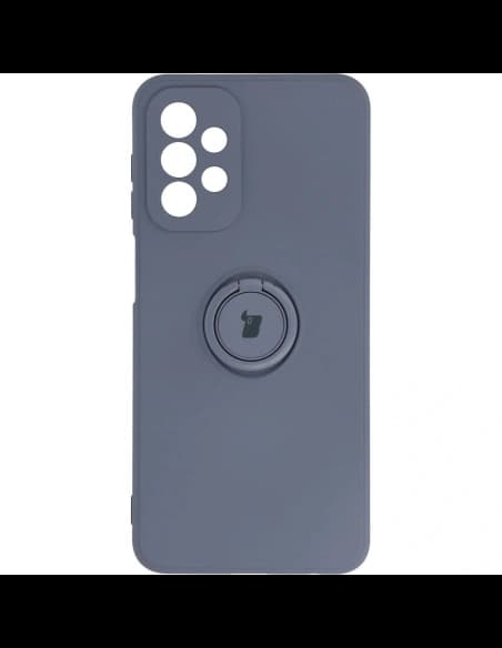 Bizon Case Inel din Silicon Samsung Galaxy A23 5G / 4G gri