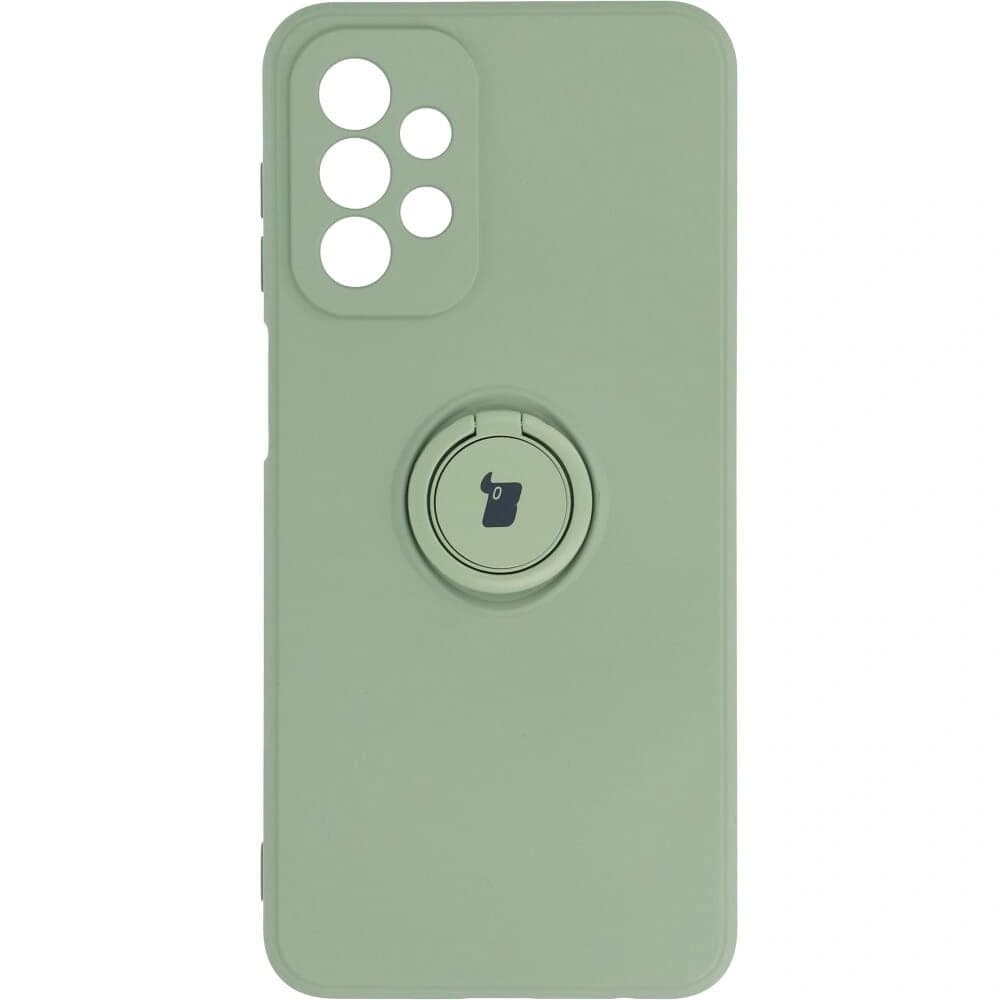 Bizon Case inel din silicon Samsung Galaxy A23 5G / 4G verde deschis