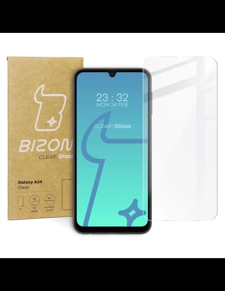 Skládací sklo Bizon Glass Clear pro Samsung Galaxy A24 4G